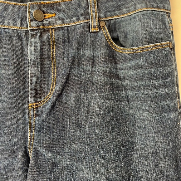 Ann Taylor Loft Original Boot Dark Wash Bootcut Jeans Sz 10 - Picture 8 of 12